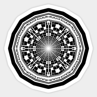 Mandala magic circle ideas 022 Sticker